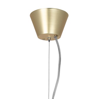 Lampa wisząca szklana kula marmur Torrano - podsufitka